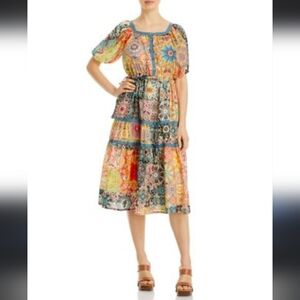 Johnny Was KALEIDA ZENOVIA DRESS XL